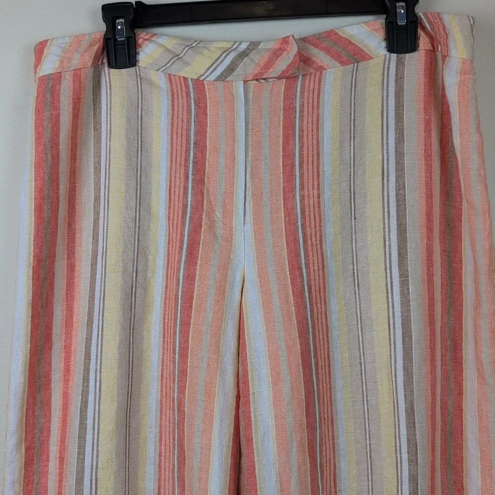 Tweeds wide linen multicolor